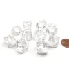 Dice>Pack Of 10 Chessex Translucent 10 Sided D10 Dice - Clear with White Numbers - Your Source for Gaming Essentials
