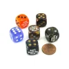 Dice>Pack of 6 Custom 16mm D6 Assorted Style Funny Meme Dice - Don't Touch My Dice! - Your Source for Gaming Essentials