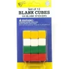 Dice>Pack of 12 D6 Blank Dice - Assorted Colors with 150 Stickers - Your Source for Gaming Essentials