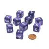 Dice>Pack of 10 D6 16mm Koplow Games Pearl Numbered Dice - Purple - Your Source for Gaming Essentials