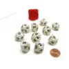 Dice>Pack of 10 D10 16mm Koplow Games Pearl Dice - Gray - Your Source for Gaming Essentials