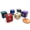 Dice>Pack of 6 D6 Pearl Dice - Charcoal, Emerald, Gray, Navy, Purple, Red - Your Source for Gaming Essentials