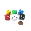 Dice>Pack of 6 D7 14-Sided 20mm Numbered 1 to 7 Twice Dice - Assorted Colors - Your Source for Gaming Essentials