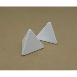 Dice>Pack of 2 Jumbo 27mm Blank Four-Sided D4 RPG Dice - White - Your Source for Gaming Essentials