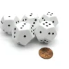 Dice>Pack of 5 Spotted 1-4 (3 Times) 12-Sided D4 28mm Dice - White with Black Pips - Your Source for Gaming Essentials