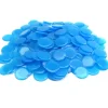 Board Games>Pack of 250 Transparent Blue Extra Thick 3/4" 19mm Sorting Chips - Your Source for Gaming Essentials