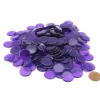 Board Games>Pack of 250 Transparent Purple Extra Thick 3/4" 19mm Sorting Chips - Your Source for Gaming Essentials