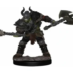 Tabletop Miniatures>Pathfinder Battles: Premium Painted Figure - (W1) Half-Orc Barbarian Male - Your Source for Gaming Essentials