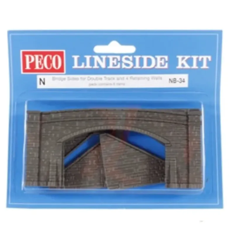 Peco NB-34 N Road Bridge Side, Stone Type - Double Track - Your Source for Gaming Essentials* Best