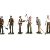 Peco OP-11 O Workmen with Tools Figures (Set of 6) - Your Source for Gaming Essentials* Clearance