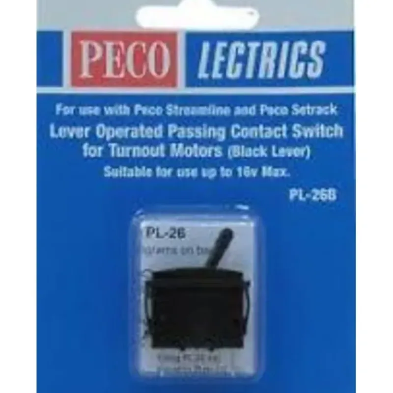 Peco PL-26B HO Lever Operated Passing Contact Switch for Turnout Motors - Your Source for Gaming Essentials* Sale