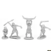 Tabletop Miniatures>People of the Dawnlands (4) 44077 Bones Black Unpainted Plastic - Your Source for Gaming Essentials