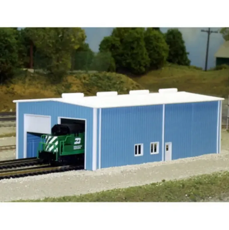 Pikestuff 541-8007 N Two Stall Enginehouse Building Kit - Your Source for Gaming Essentials* Sale