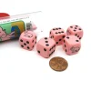 Dice>Pink Pachyderm Elephant Dice Game with 5 Dice Travel Tube and Game Instructions - Your Source for Gaming Essentials