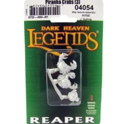 Tabletop Miniatures>Piranha Crabs (3) #04054 Dark Heaven Legends Unpainted Metal Figure - Your Source for Gaming Essentials