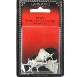 Tabletop Miniatures>Plague Clerics #01-254 Classic Ral Partha Fantasy RPG Metal Figure - Your Source for Gaming Essentials