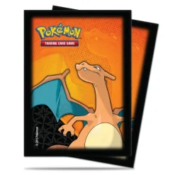 Cards-Pokemon: Charizard Deck Protectoer Sleeves (65) - Your Source for Gaming Essentials