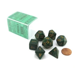 Dice>Polyhedral 7-Die Chessex Dice Set - Speckled Golden Recon - Your Source for Gaming Essentials