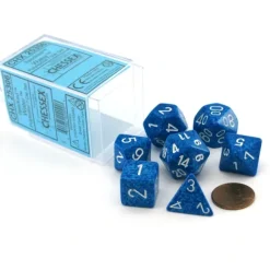 Dice>Polyhedral 7-Die Chessex Dice Set - Speckled Water - Your Source for Gaming Essentials