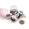 Dice>Polyhedral 7-Die Chessex Lab Dice 4 Set - Gemini Black-White with Pink Numbers - Your Source for Gaming Essentials