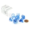 Dice>Polyhedral 7-Die Nebula Chessex Dice Set - Dark Blue with White Numbers - Your Source for Gaming Essentials