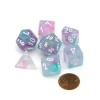 Dice>Polyhedral 7-Die Nebula Lab Dice 2 Chessex Dice Set Luminary-Wisteria with White - Your Source for Gaming Essentials