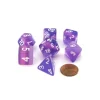 Dice>Polyhedral 7-Piece Layered Dice Set - Purple Haze - Your Source for Gaming Essentials