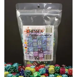Dice>Pound-O-d6 Bag of Loose Chessex Dice (80 to 100 D6 Dice) - Your Source for Gaming Essentials