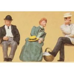 Preiser 45055 G Early 1900's Seated Passengers (Set of 3) - Your Source for Gaming Essentials* Clearance