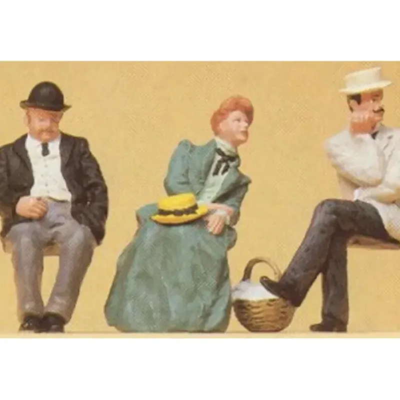 Preiser 45055 G Early 1900's Seated Passengers (Set of 3) - Your Source for Gaming Essentials* Clearance