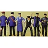 Preiser 45153 G Railway Personnel Figures (Set of 6) - Your Source for Gaming Essentials* Clearance
