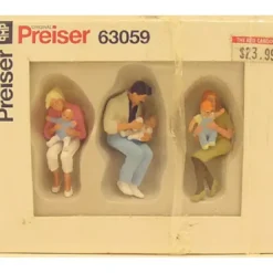 Preiser 63059 G Sitting Parents & Children Figures (Set of 3) - Your Source for Gaming Essentials* Discount