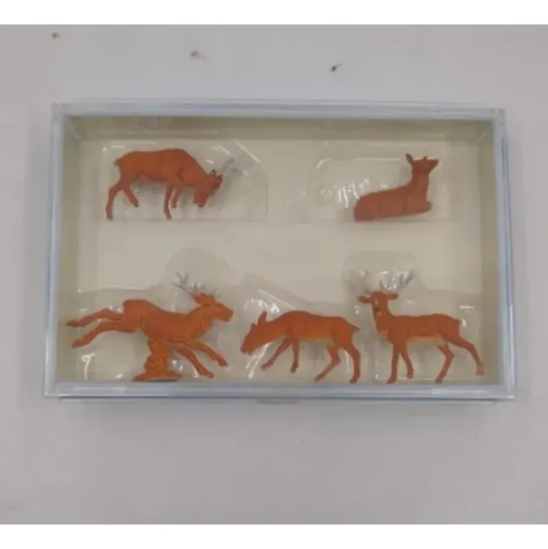 Preiser 14179 HO Animals - Stags Figures (Set of 5) - Your Source for Gaming Essentials* Online