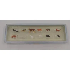 Preiser 14165 HO Assorted Cats & Dog Figures (Set of 12) - Your Source for Gaming Essentials* Hot