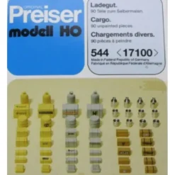 Preiser 544 HO Assorted Crates Boxes Sacks & More Kit (Set of 90) - Your Source for Gaming Essentials* Hot