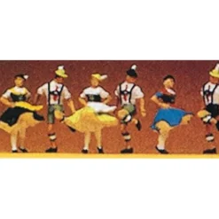 Preiser 10240 HO Bavarian Folk Dancers Figures (Set of 6) - Your Source for Gaming Essentials* Outlet