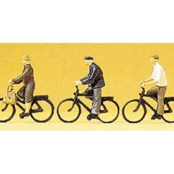 Preiser 10333 HO Cyclists Figures with Bike (Set of 3) - Your Source for Gaming Essentials* Online