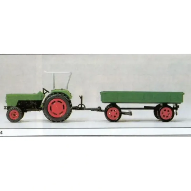 Preiser 17914 HO DEUTZ D 6206 Farm Tractor with Trailer - Your Source for Gaming Essentials* Online