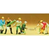 Preiser 10042 HO Lumber Jacks Figures with Tools & Log (Set of 6) - Your Source for Gaming Essentials* Clearance