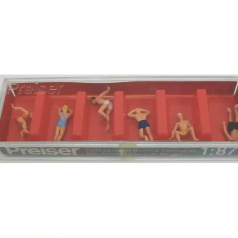 Preiser 10071 HO Men & Women in Bathing Suit Figures (Set of 6) - Your Source for Gaming Essentials* Online