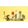 Preiser 10549 HO Pavement Artists & Bystanders Figures (Set of 6) - Your Source for Gaming Essentials* Discount