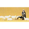 Preiser 14160 HO Shepherd with Sheeps & Dog Figures (Set of 8) - Your Source for Gaming Essentials* Best
