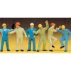 Preiser 10105 HO Steeplejacks Figures with Helmet & Overall (Set of 6) - Your Source for Gaming Essentials* Sale