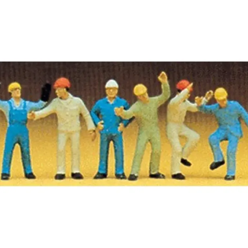 Preiser 10105 HO Steeplejacks Figures with Helmet & Overall (Set of 6) - Your Source for Gaming Essentials* Sale