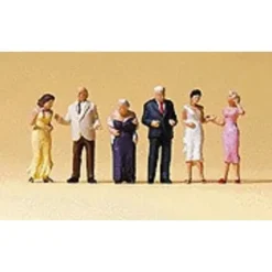 Preiser 10436 HO Wedding Formal Guests Figures (Set of 6) - Your Source for Gaming Essentials* New