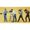 Preiser 10421 HO Working Film Crew Figures (Set of 4) - Your Source for Gaming Essentials* Sale