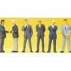 Preiser 68213 O Standing Businessmen in Suits Figures (Set of 6) - Your Source for Gaming Essentials* Sale
