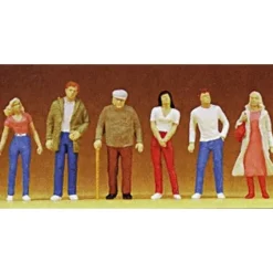 Preiser 68203 O Standing People Figures (Set of 6) - Your Source for Gaming Essentials* Discount