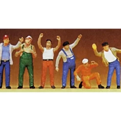Preiser 68202 O Standing Trucker Figures (Set of 6) - Your Source for Gaming Essentials* Hot