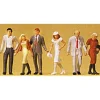 Preiser 65322 O Walking Passers-By Figures (Set of 6) - Your Source for Gaming Essentials* Best